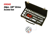 24pc. 3/8" Drive Socket Set.